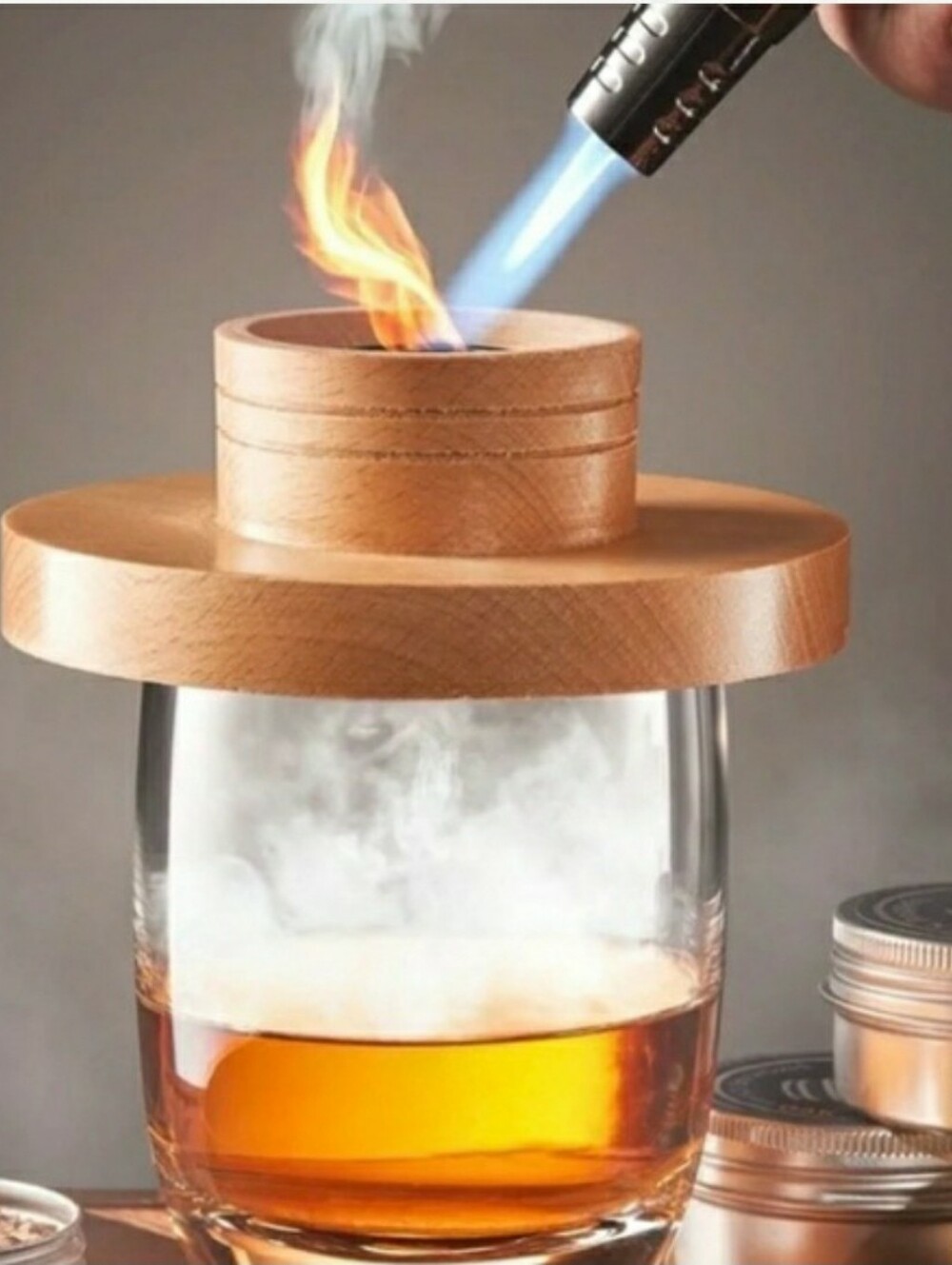 NWT! Kentucky Bourbon Festival Artisan Signed Tote Bag & Cocktail Smoker - Picture 3 of 16